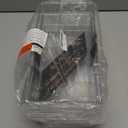 BINO | Plastic Storage Bins, Medium - Shallow | THE HANDLER COLLECTION | Multipurpose Organizer Bins | Kitchen Pantry Organizers and Storage | Clear Containers for Organizing Home | Freezer Organizer (2 PK SHALLOW - MEDIUM - 12 x 6 x 4)