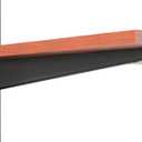 John Sterling Dual Trak Adjustable Wood Shelf Bracket, 14-Inch, Black, 0122-14BK