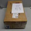 Window Box Planter 4 Packs, 17 Inches Rectangle Flower Pots with Drainage Holes & Trays, Pots for Vegetables, Herbs, Flowers, Garden Windowsill Balcony (White, 17 * 5.1 * 6 inch)