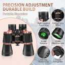 22x50 Binoculars for Adults High Powered, BAK-4 Prism HD FMC, Professional Waterproof Binoculars for Bird Watching, Hunting, Travel with Carrying Bag