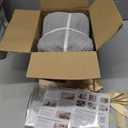 5 Pack Decorative Small Storage Baskets for Shelves, Cotton Rope Woven Basket for Organizing Bathroom, Nursery, Closet, Cabinet, Toys & Socks, Gift Baskets Empty, 11.8"x7.9"x4.7", Gray/White