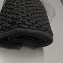 Dirt Trapper Door Mat 32" x 48", Non-Slip, Half Circle, Dark Grey