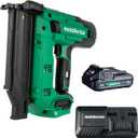 Metabo HPT 18V MultiVolt Compact Cordless Brad Nailer Kit, 18 Gauge Nailer with Power Tool 2.0Ah Lithium Ion Battery, Drives 5/8" to 2" Brad Nails, 700 per Charge, NT1850DG