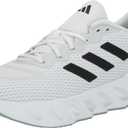 adidas Women's Switch Run Sneaker, White/Black/Halo Silver, 11