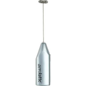 Aerolatte Steam-Free Milk Frother, Satin Finish, 18/8 Stainless Steel Whisk, BPA-Free Plastic Housing, Batteries Included
