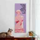 Wall Cat Scratcher for Indoor Cats - Reusable & Damage-Free Wall-Mounted Fabric Scratching, DIY for Furniture and Wall Protection (11.81''x31.50'', The Broken-Arm Venus)