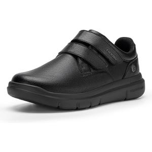 FitVille Shoes for Men Extra Wide, Straps Diabetic Shoes for Men Slip on, Casual Wide Dress Sneaker for Walking, Easy On and Off, Swollen Feet, Size 10.5 W