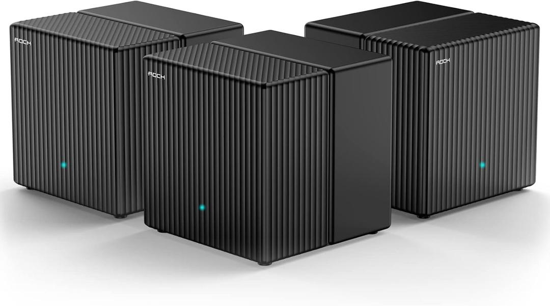 Dual-Band AX1800 WiFi 6 Mesh Wi-Fi System | Replaces Routers and Extenders | Covers up to 6,000 sq.ft. | 2 Gigabit Ports per Unit, Supports Ethernet Backhaul | (3-Pack) (AX1800 Dual-Band Mesh WiFi System)