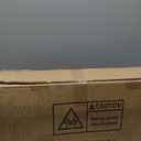 5 Shelf Modern Gold Bookshelf, Wall Mount White Bookcase, Ladder Shelf with Metal Frame, Display Shelf Shelves for Living Room/Home/Office