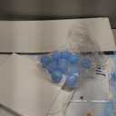 Ctosree 31 Pieces Bear Baby Shower Diaper Game 1 Diaper Baby Shower Game Board 7 Diapers 10 Plastic Balls 1 Organza Bag for Bridal Games Boy Girl