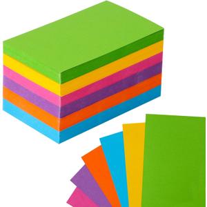 300 PCS Index Cards 3 5 Colored Note Cards for Studying Blank Flash Cards Colorful Thick Paper Card for Office Note Taking and To Do List