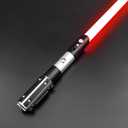 X-TREXSABER RGB Light Saber with Force FX 12 Colors Changeable, 16 Smooth Swing Sound Fonts,Gesture Control Light Saber for Adults and Kids Heavy Dueling (Black)