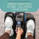 Lifepro AutoGlide Under Desk Elliptical Exercise Machine Quiet Elliptical Machine for Home or Office Portable Leg Exerciser While Sitting Seated Pedal Exerciser for Seniors & Adults