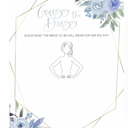 Blue Floral Bridal Shower Games for 15 Guests, Fun & Classy Wedding Engagement Party