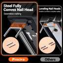 Preciva Self-Adjusting Staple Gun Kit- Heavy Duty Manual Stapler with 1800 Staples & Staple Remover | for Wood, Carpentry, Upholstery, DIY Furniture