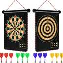 Mixi Magnetic Dart Board Outdoor Game for Kids with 12 Darts, Best Toys Gifts for Teenage Boys Girls Age 5 6 7 8 9 10 11 12 13 14 15 16 Years