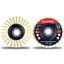 Polishing Wheel DiscWool Felt Flap Discs Buffing Wheel, 4.5 Inch Wool Polishing Wheel for Angle Grinder, Metal, Marble, Stone, Furniture, Car Wax (2Pcs Multi-Layer Wool Flap Disc)