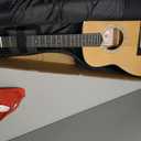 Vangoa 3/4 Acoustic Guitar Kit, 36 Inch Acustica Guitarra Dreadnought Bundle for Beginner Adult Youth Travel With Steel String Spruce Wood Gig Bag Tuner Pickguard, Right Hand