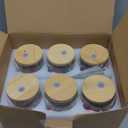 Potchen 6 Set Christmas Glass Cup Gift 16 oz Xmas Drink Cup Bulk with Bamboo Lid Straw Brush Snowman Snowflake Coffee Mug Santa Claus Jar Winter Tumbler favor for Team Staff Employee Appreciation