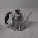 Coffee Kettle for Stove Top Premium Gooseneck Kettle, Pour Over Coffee Tea Pot, Stovetop Teapot, Hot Water Heater for Camping, Home & Kitchen, Stainless Steel - Small 28oz, Brushed