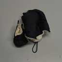 Fleece Lining Dog Hoodie with Harness Built in, Extra Warm Small Dog Jacket in Winter Puppy Coats with Drawstring Hooded, Black (Small (Pack of 1)