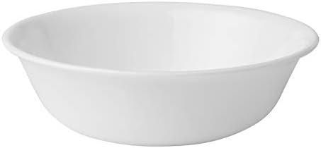Corelle 18 oz Winter Frost Glass/Porcelain Soup/Cereal Bowl 6.25 in.