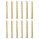 PATIKIL 150 Grain Archery Arrow Brass Insert, 12 Packs Insert Screw Copper Brass Arrow for .244/6.2mm Carbon Arrows
