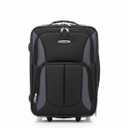 Rockland London Hardside Spinner Wheel Luggage, Black, Carry-On 20-Inch