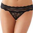 b.tempt'd by Wacoal Women's Lace Kiss Bikini Panty (Large, Night)