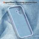 Compatible with iPhone 16 Case 6.3'' with 360 Spin Magnetic Ring Stand[Compatible with Mag-Safe] Soft Liquid Silicone 16 Case for Men Women,Blue