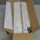 Utility Slim Storage Cart, 4-Tier Narrow Laundry Room Bathroom Organizers and Storage Cart, Metal Pantry Kitchen Organization Shelf with Wood Top, Slim Rolling Rack with Wheels for Small Space (White)