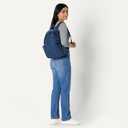 Amazon Essentials Women's Small Quilted Backpack, Navy, One Size