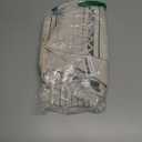 AmazerBath Boho Shower Curtain, Modern Farmhouse Shower Curtain Set with Tassels, Rustic Faux Linen Green Striped Shower Curtain with Hooks, Light Tan Toned, 72x72 Inches