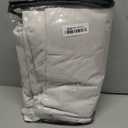 INOVADAY 100% Blackout Curtains for Bedroom, Black Out Curtains 120 Inch Long, Clip Rings Linen Blackout Drapes, Thermal Insulated Room Darkening for Living Room, 2 Panels - Beige,W50xL120