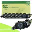 TAPE RUNNER Retractable Refill Cartridge - 12 Packs - Scrapbook Supplies - Scrapbooking Supply, Retractable 0.33 x 315 Inch Cartridges, Holiday Crafts & Gift Cards