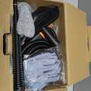 Steam Cleaner, Portable Steamer for Cleaning with 16pcs Accessories, 6-Level Adjustable, 15s Heat-Up, Handheld Steam Cleaner for Home for Tile, Grease, Dirt, Grout, Car Detailing, Orange