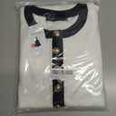 ZESICA Women's Fall Long Sleeve Bodycon Sweater Dress Crewneck Button Knit Color Block Party Mini Dresses (White, XL)