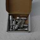 3/8 Hose x 3/8 JIC 37 Degree Female Swivel Hydraulic Hose Crimp Fittings, 10PCS Set for Single Wire Hydraulic Hose