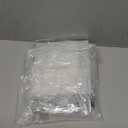 Moving Bags, Wreath Storage Bag, Garland Container, Clear Storage Bags with Handles and Zippers Moving Bag for College Carrying, Bedding, Toys Organizer, Under the Bed Storage, Black