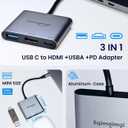 Steam Deck Dock Compatible for Nintendo Switch Docking Station with HDMI 2.1, 100w PD Port,USB-A Converter, Compatible with Mac,MacBook,Laptops(Request a firmware Update for NS2 V21.2
