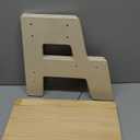 Toddler Step Stool for Kids - Height Adjustable Non-Slip Wooden Step Stool for Bathroom Sink, Kitchen & Potty Training 2-Step - Natural