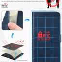 TUCCH Wallet Case for iPhone 12 Pro/iPhone 12 5G, [TPU Shockproof Inner Shell], PU Leather RFID Blocking Card Holder Magnetic Stand Cover Compatible with iPhone 12/12 Pro 6.1-inch, Dark Blue