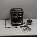 MIROX Espresso Machine 15 Bar, Coffee Maker With Milk Frother Steam Wand, Built-In Bean Grinder, Combo Cappuccino Machine with 70oz Removable Water Tank (ABS high-strength plastic shell), Silver 