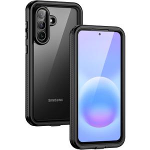 Lanhiem for Samsung Galaxy A57 Phone Case, IP68 Waterproof Black