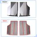 Car Rear Bumper Protector Guard Cover Compatible with Toyota Tundra 2022-2026, Pickup Rear Side Bumper Corner Guard Edge Protection Anti-Collision Corners Patch Trim Covers ABS Exterior Accessories