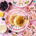 96pcs Dog Birthday Party Supplies Pink Pet Dog Paper and Napkins and Cups Baby Shower Dog Kids Birthday Party Decorations, Serves 24