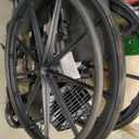 Medline Lightweight Wheelchair for Adults With Swing-Back, Desk-Length Arms, Elevating Leg Rests; 20" x 16"D Seat