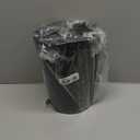 Bathroom Trash Can 1.8 Gallon Small Waste Basket Garbage Can for Bedroom Office Kitchen, 2 Pcak Black