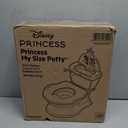 Bright Starts Disney Junior Princess My Size Potty Training Toilet, Toddler Potty Chair with Flushing & Cheering Sounds, Removable Seat with Splash Guard & Handles, Ages 18+ Months, Up to 50 lbs