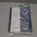 EMSHOI A4 Spiral Notebook College Ruled Lined Journal, 11.2" X 8.27", 300 Pages/150 Sheets, Easy Tear Perforated Pages, 100gsm Thick Paper, Waterproof Softcover, for School Work Writing-Blue